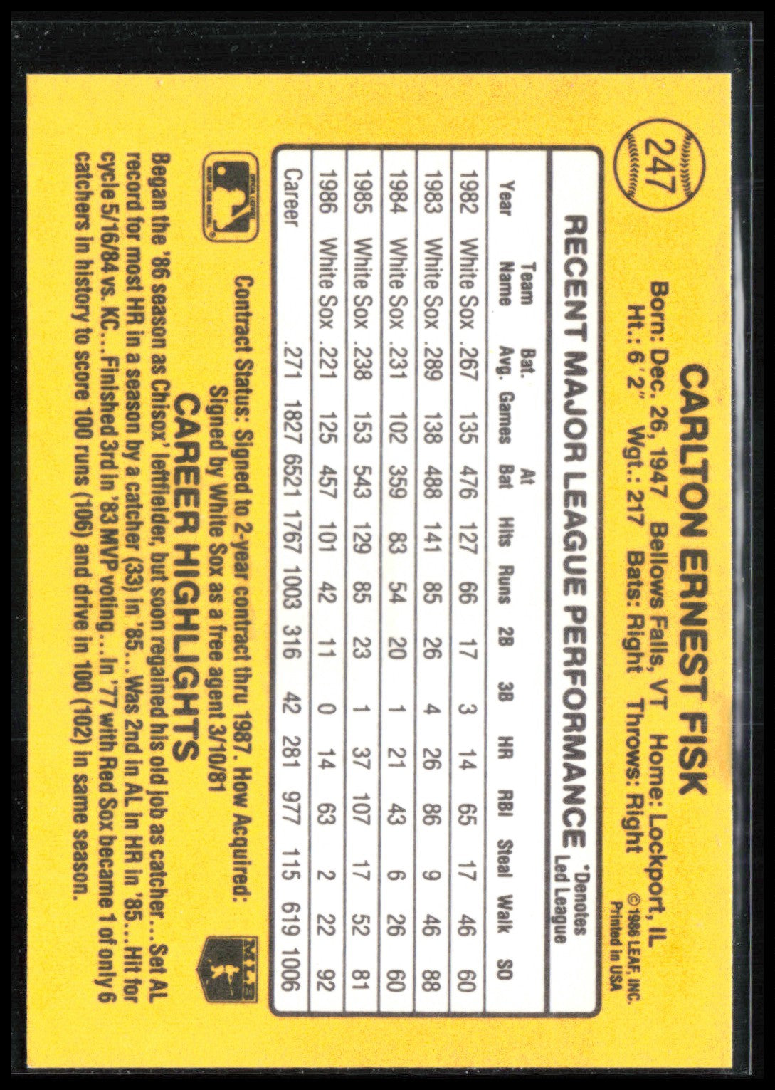 Carlton Fisk