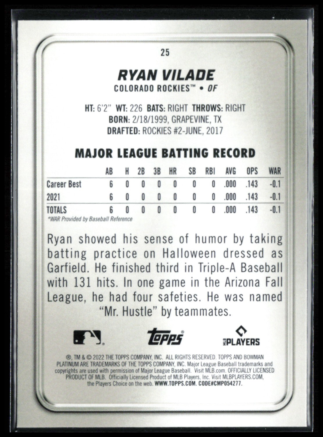 Ryan Vilade RC