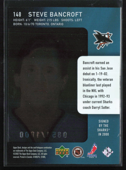 Steve Bancroft /1600