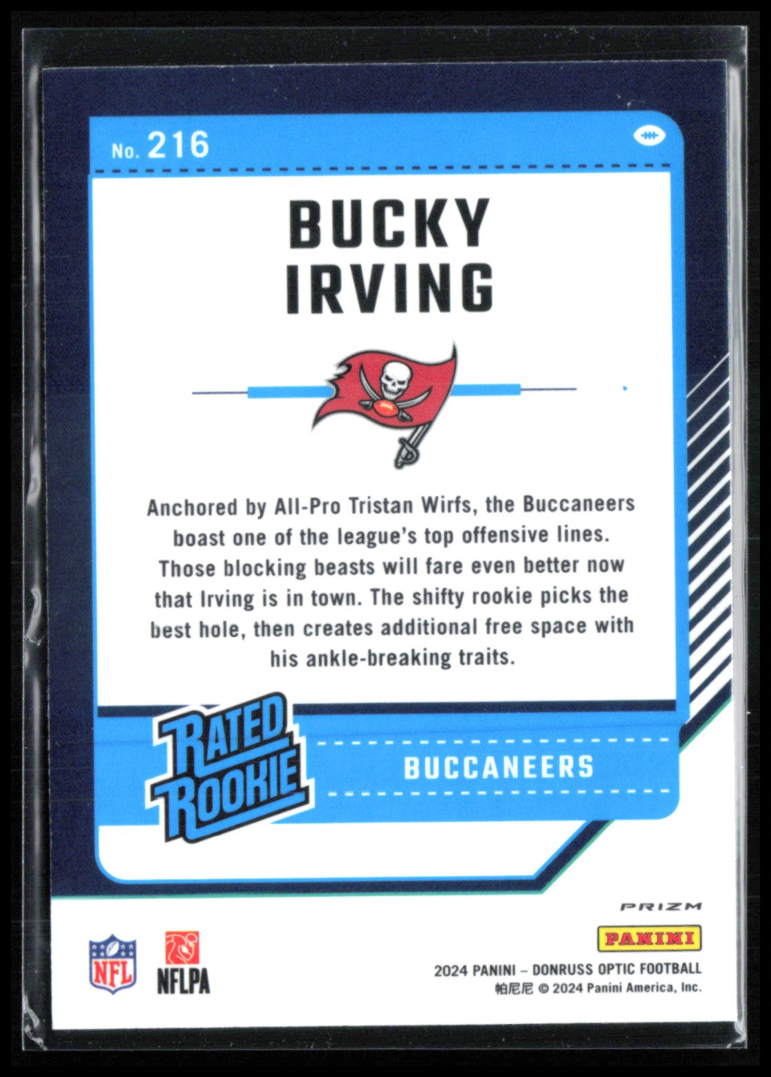 Bucky Irving RC Blue Hyper