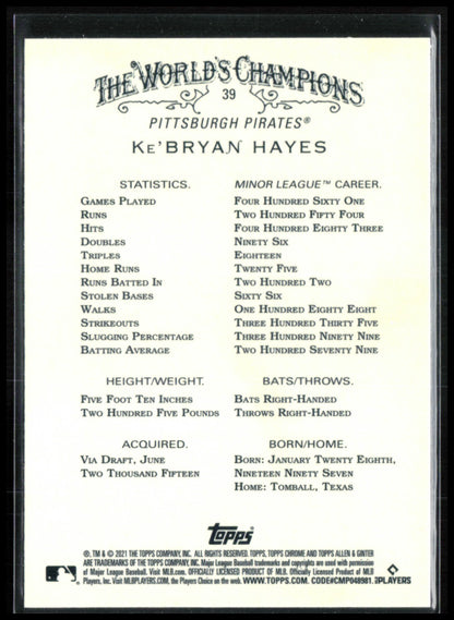 Ke'Bryan Hayes RC