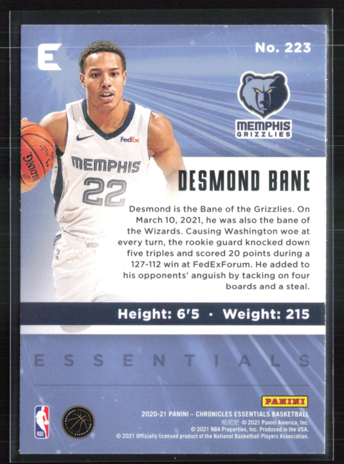 Desmond Bane RC Green