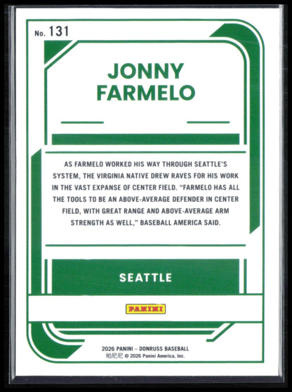 Jonny Farmelo Rated Prospect