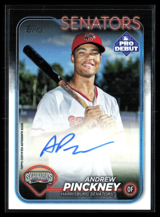 Andrew Pinckney Pro Debut Auto