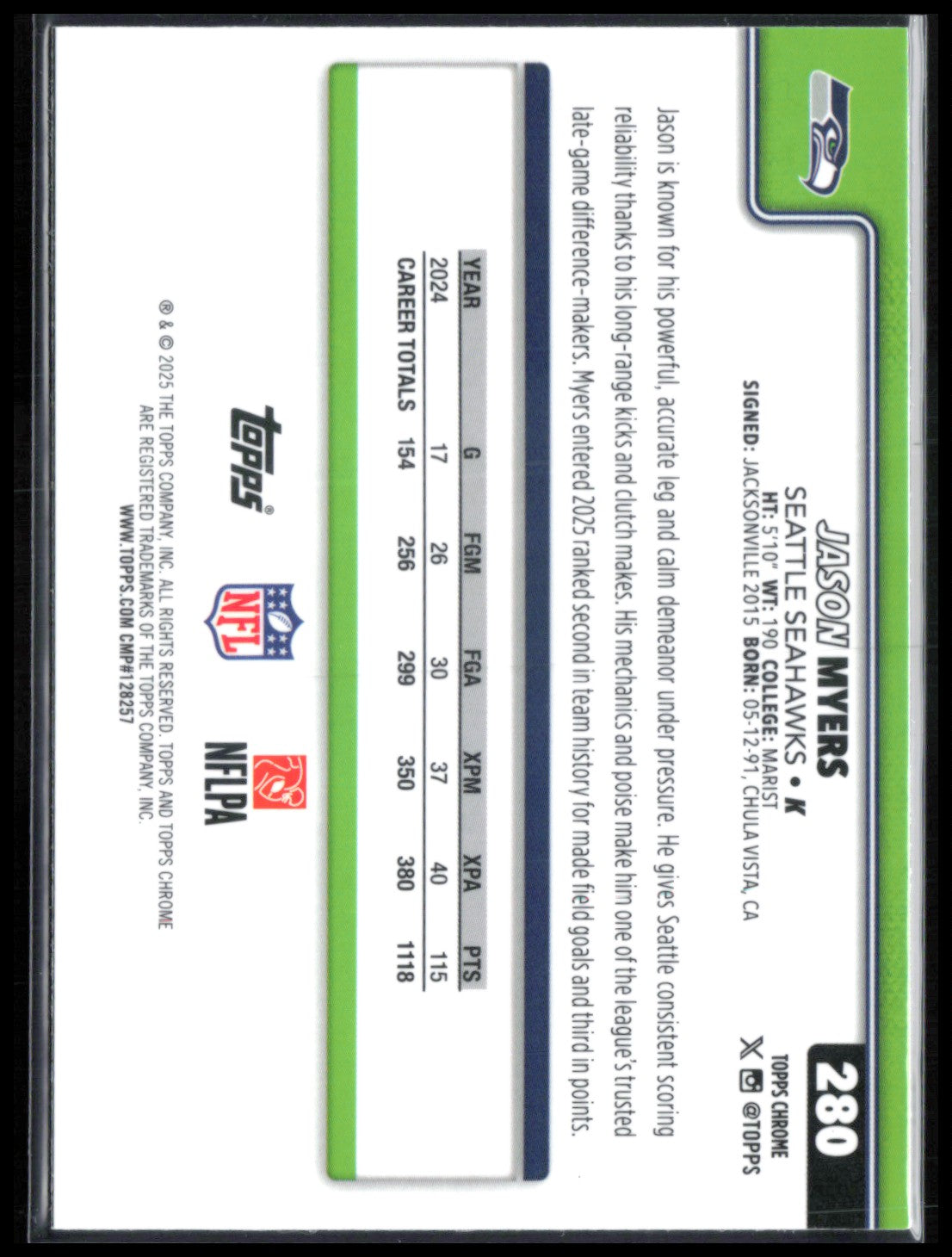 Jason Myers Pulsar Refractor
