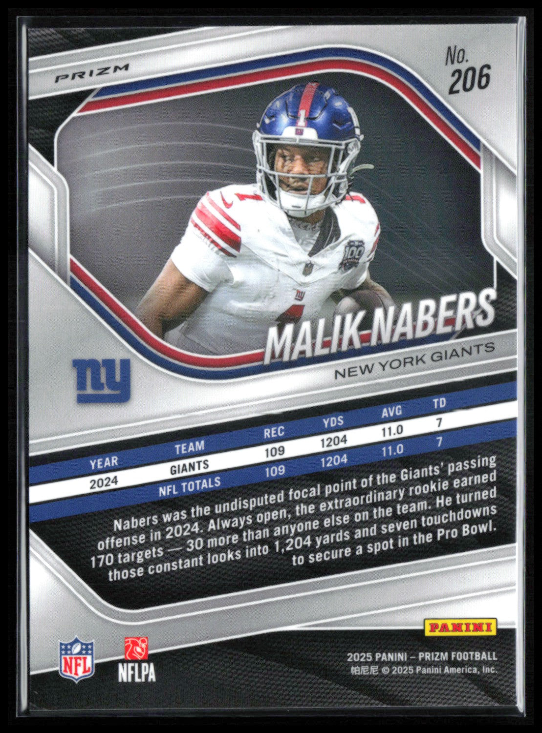 Malik Nabers Green Wave Prizm