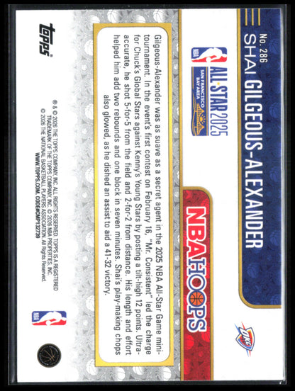 Shai Gilgeous-Alexander Basketball Parallel