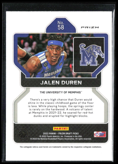 Jalen Duren RC Purple Wave