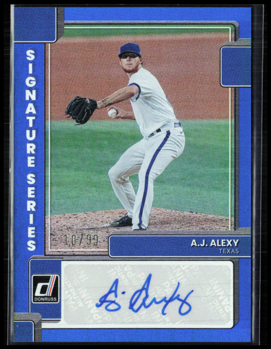 A.J. Alexy Blue Auto /99