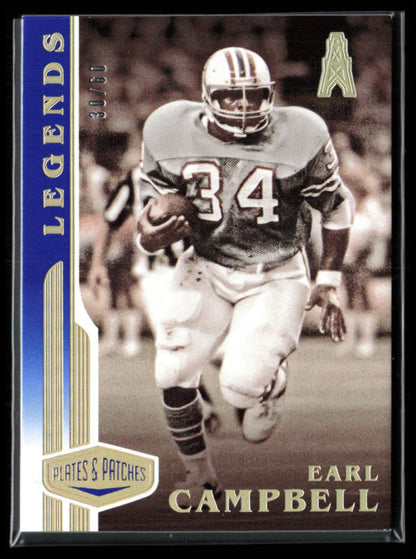 Earl Campbell /60 2020 Plates & Patches