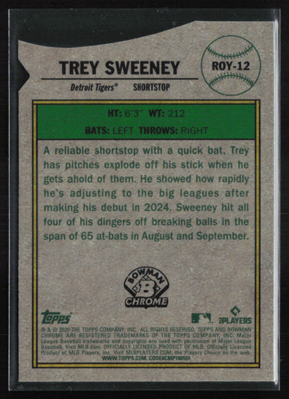 Trey Sweeney RC Die-Cut