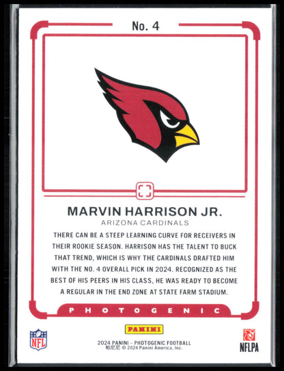 Marvin Harrison Jr. RC Draft Snapshots