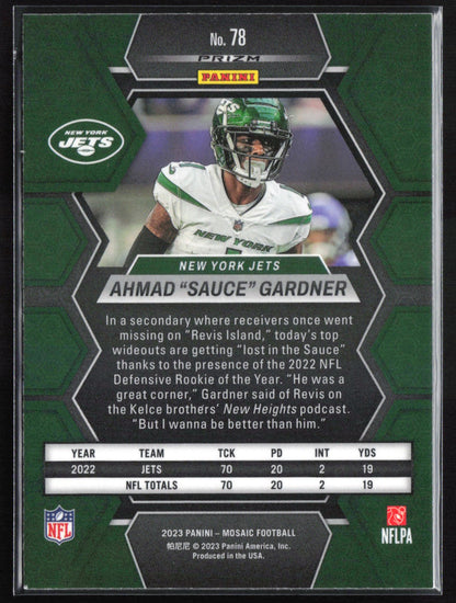 Ahmad Sauce Gardner Green Mosaic
