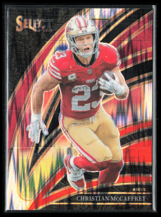 Christian McCaffrey Black Orange Shock Club Level