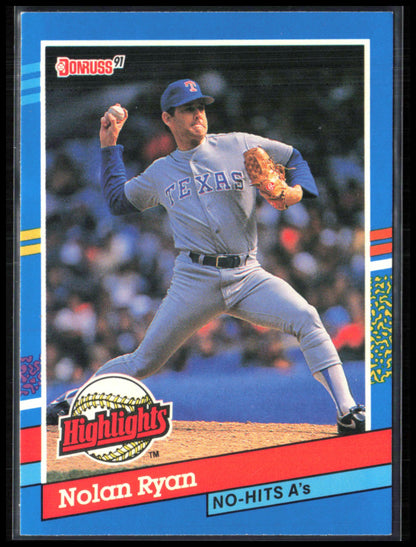 Nolan Ryan 1991 Donruss Leaf