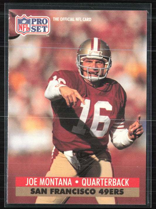 Joe Montana 1991 Pro Set