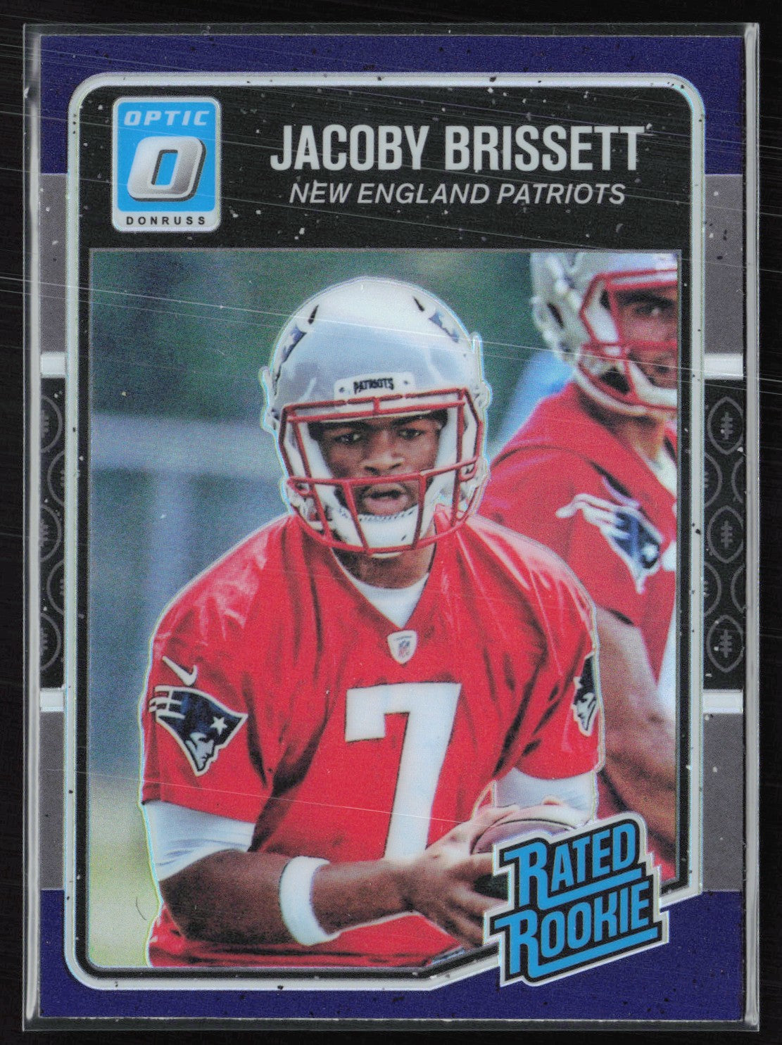 Jacoby Brissett RC Purple Holo 2016 Optic Rated Rookie