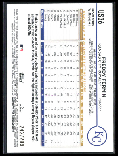 Freddy Fermin Orange Crackle Foil /299