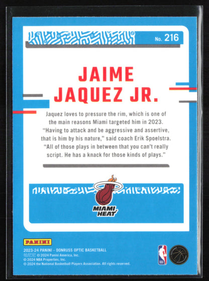 Jaime Jaquez Jr. RC