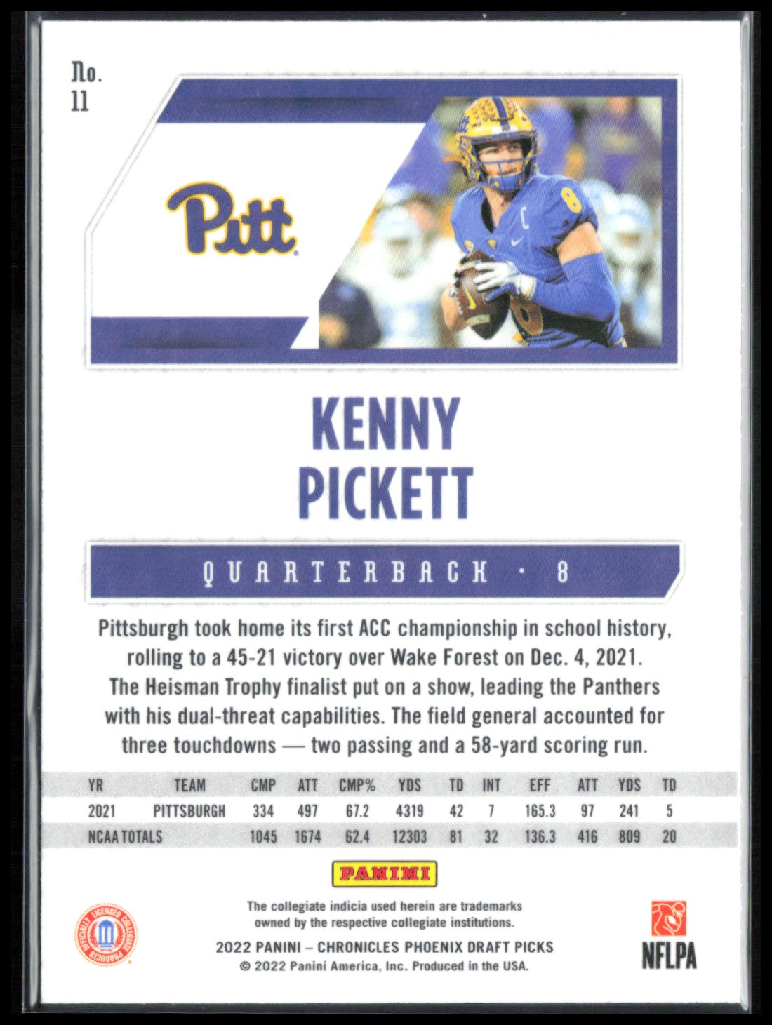 Kenny Pickett RC Pink