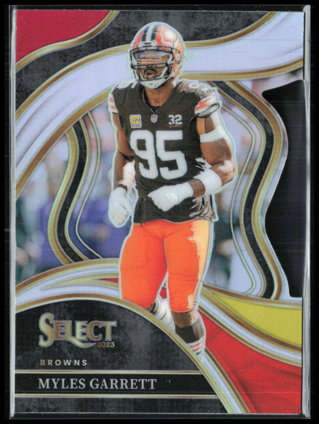 Myles Garrett Black Gold Die-Cut
