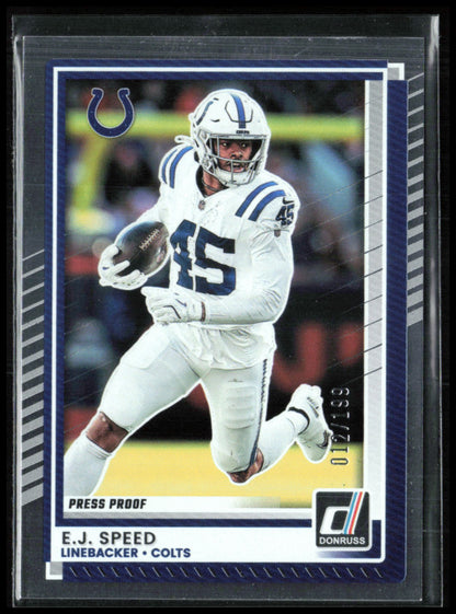 E.J. Speed Press Proof /199
