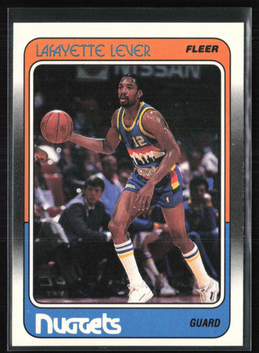 Lafayette Lever 1988 Fleer