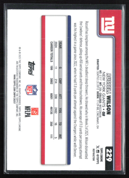 Russell Wilson Refractor
