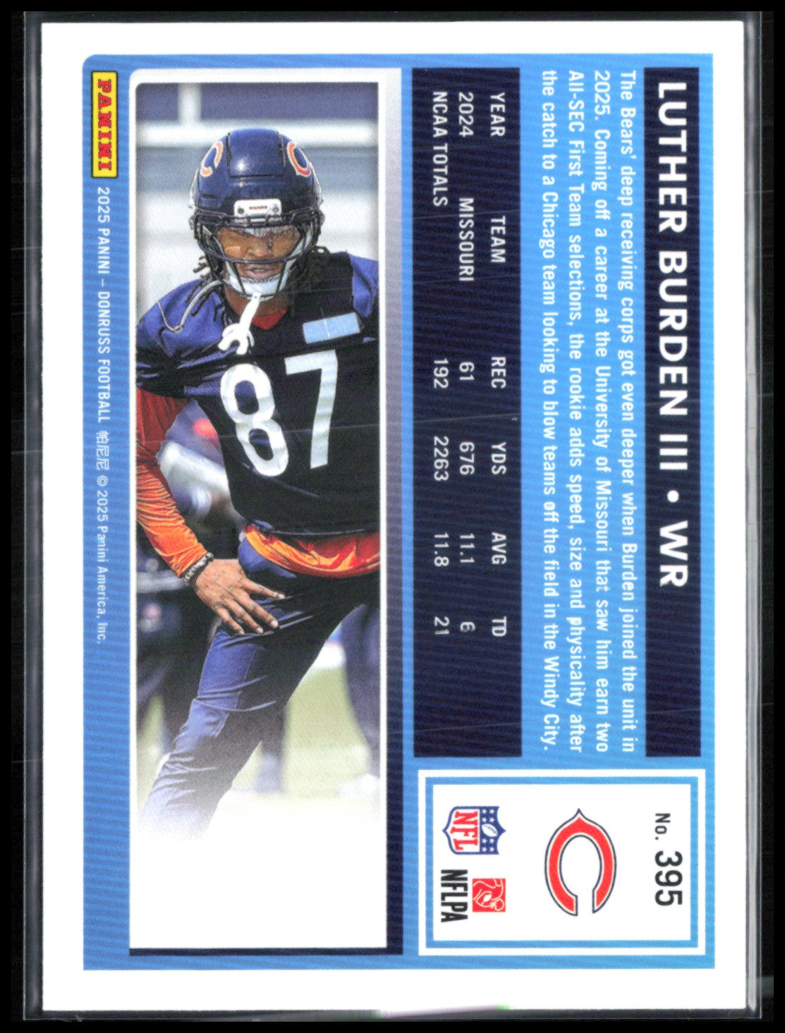 Luther Burden III RC Rated Rookie