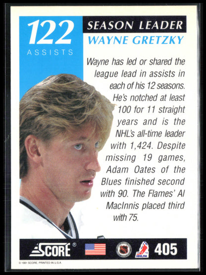 Wayne Gretzky 1991 Score