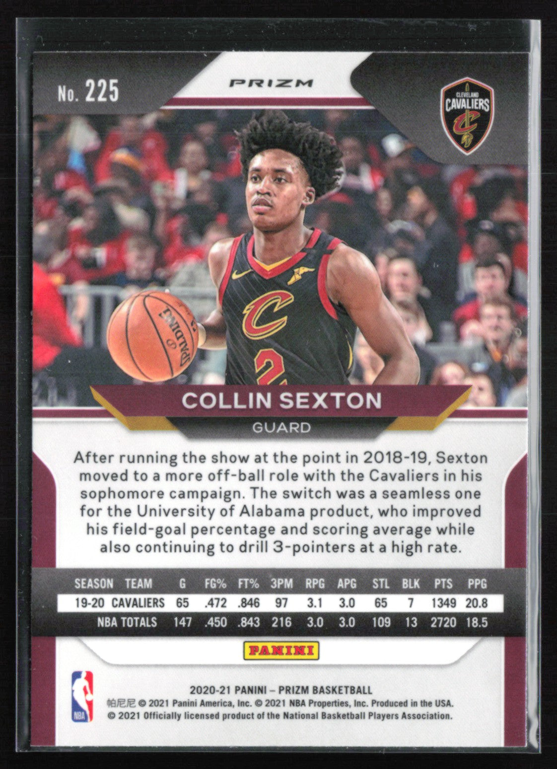 Collin Sexton Green Yellow Blue Choice