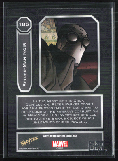 Spider-Man Noir 2021 Marvel Metal Universe