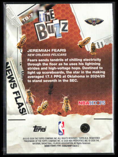Jeremiah Fears RC The Buzz