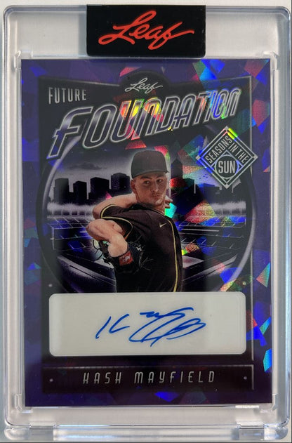 Hash Mayfield Auto /5 Future Foundations 2025 Leaf