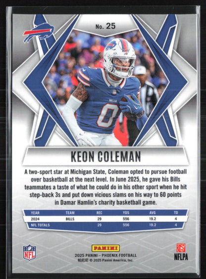 Keon Coleman SIlver