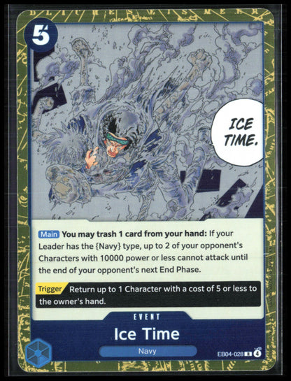 Ice Time Rare Holo (One Piece)