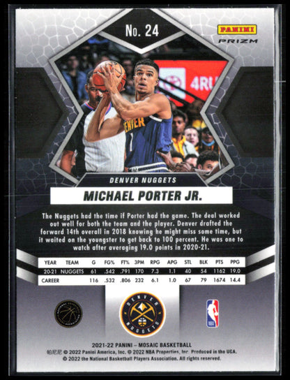 Michael Porter Jr. Red Mosaic