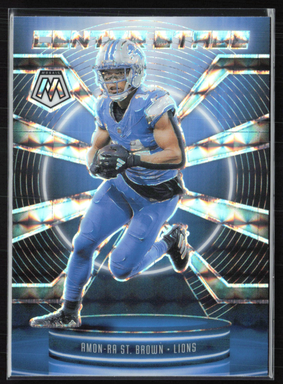 Amon-Ra St. Brown Center Stage Mosaic Prizm