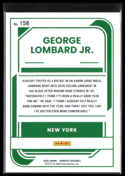 George Lombard Jr Rated Prospect