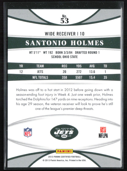 Santonio Holmes /100 Blue