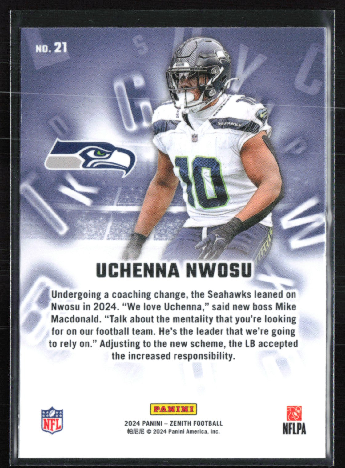 Uchenna Nwosu A to Z