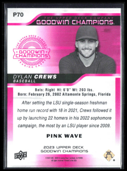 Dylan Crews Pink Wave RC