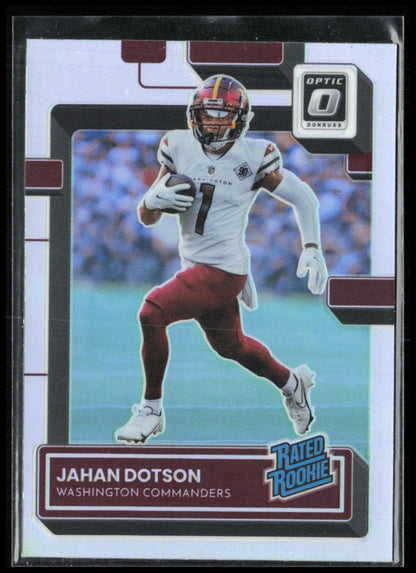 Jahan Dotson RC Holo Rated Rookie