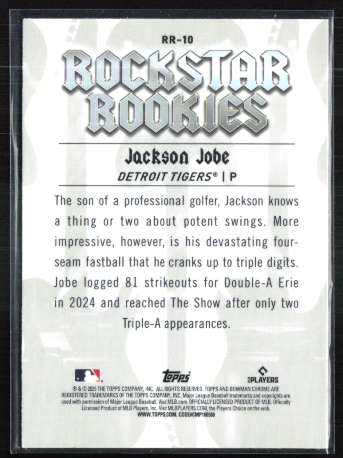 Jackson Jobe RC Rockstar Rookies