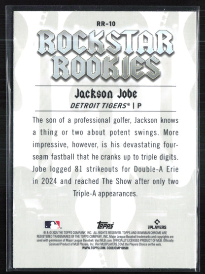 Jackson Jobe RC Rockstar Rookies