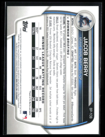 Jacob Berry 1st Bowman