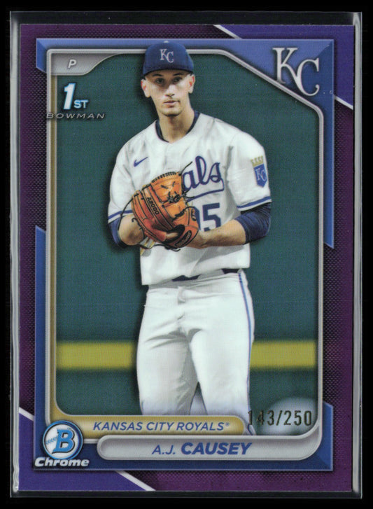 A.J. Causey 1st Bowman Purple /250