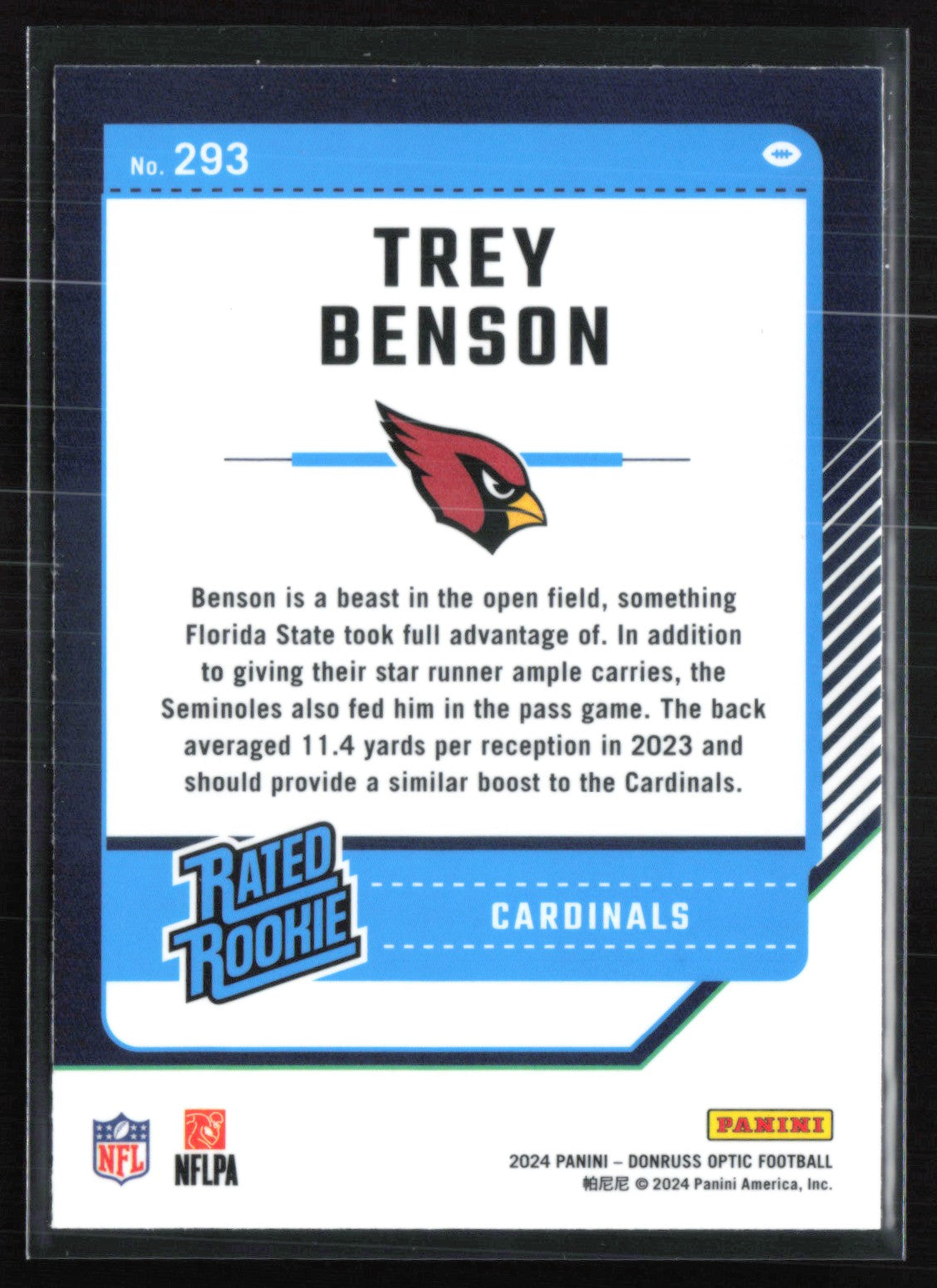 Trey Benson RC Optic