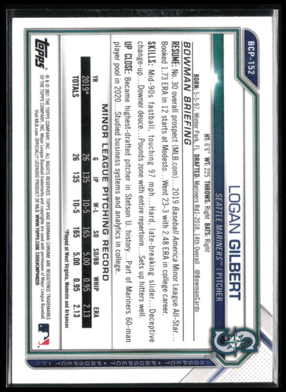 Logan Gilbert Prospect Mojo