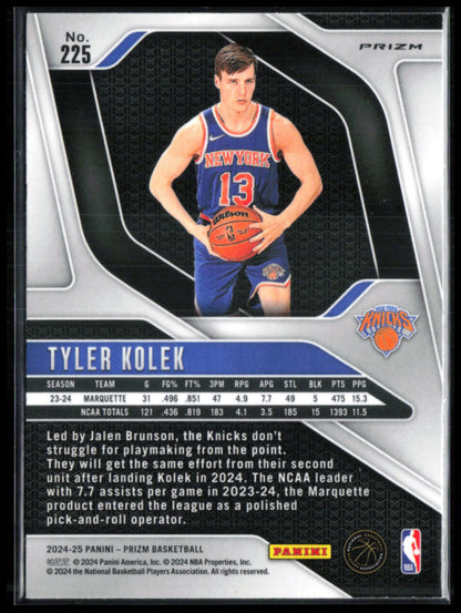 Tyler Kolek RC Silver Prizm